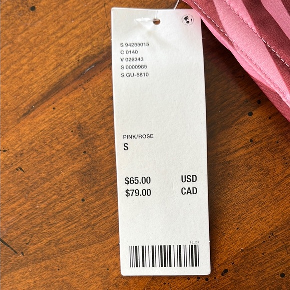 Urban Outfitters Pink Striped Intimate Top - Picture 3 of 3